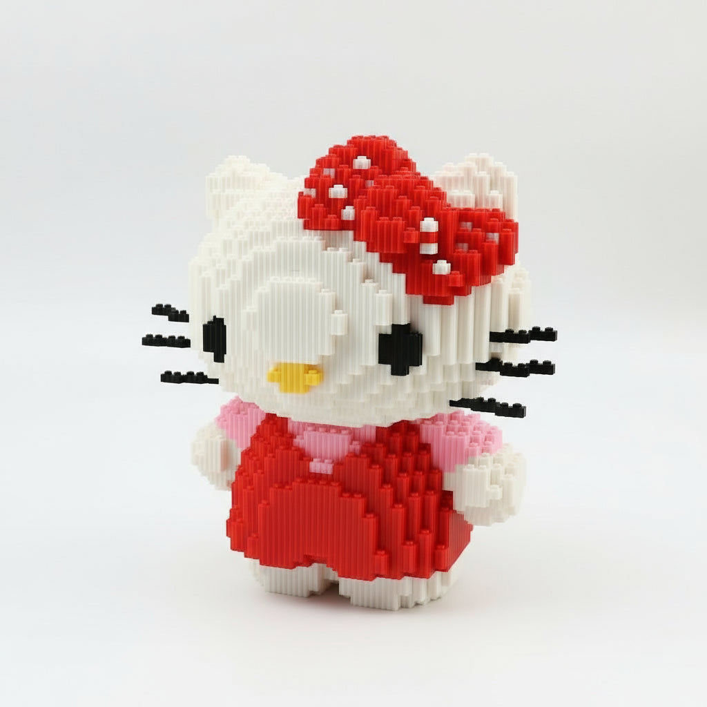 Mega hello kitty | Bouwsteentjes