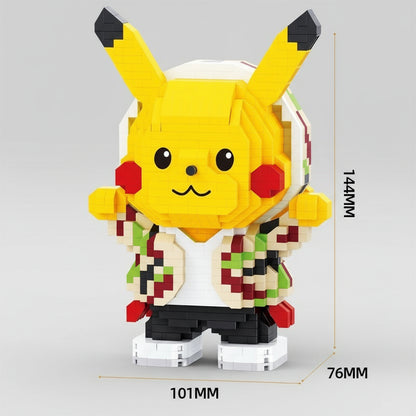 Cool Geel Bliksembeest | Bouwsteentjes