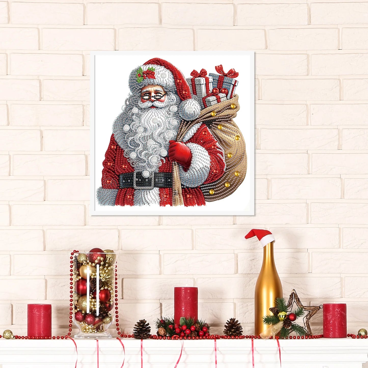 Kerstman | Diamond painting
