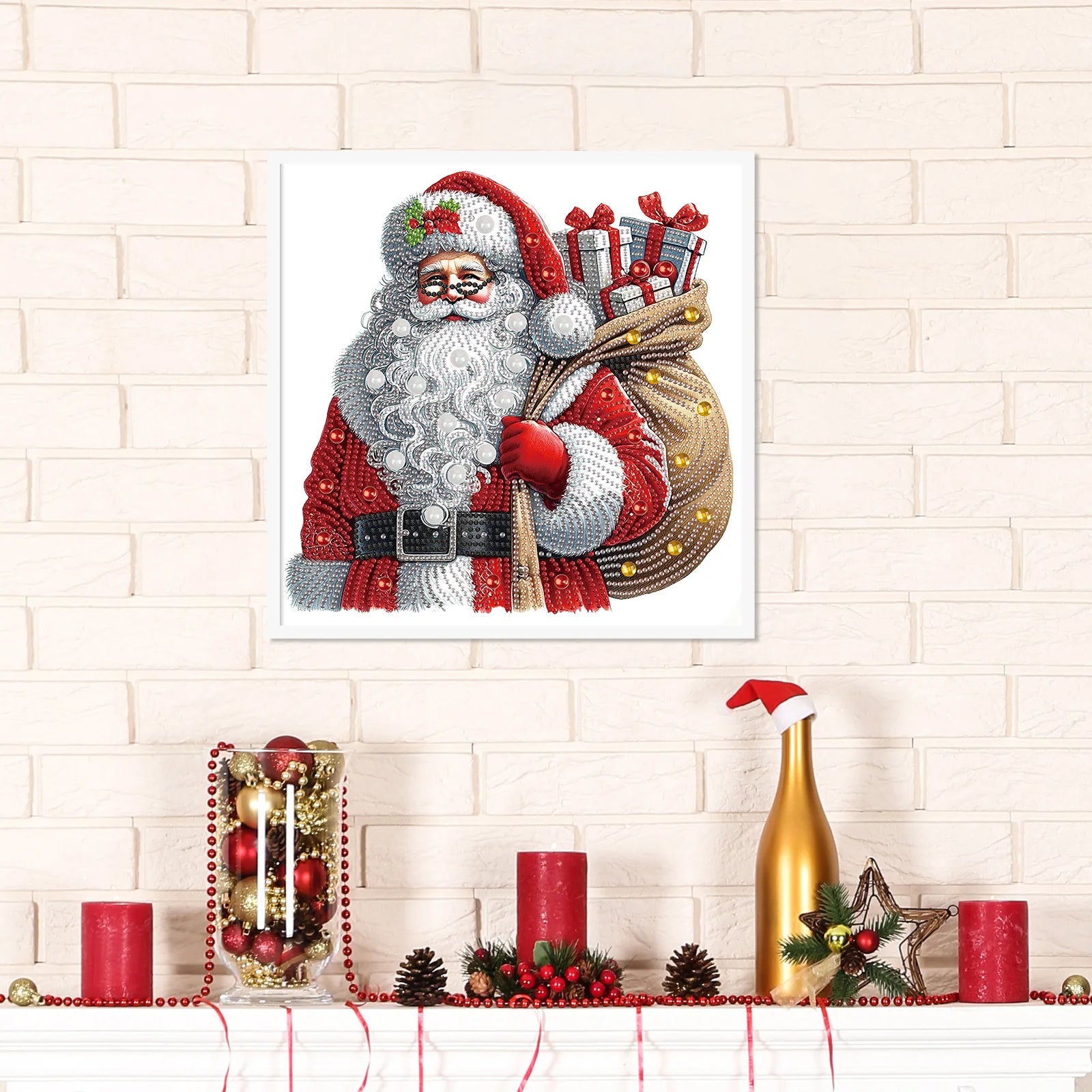 Kerstman | Diamond painting