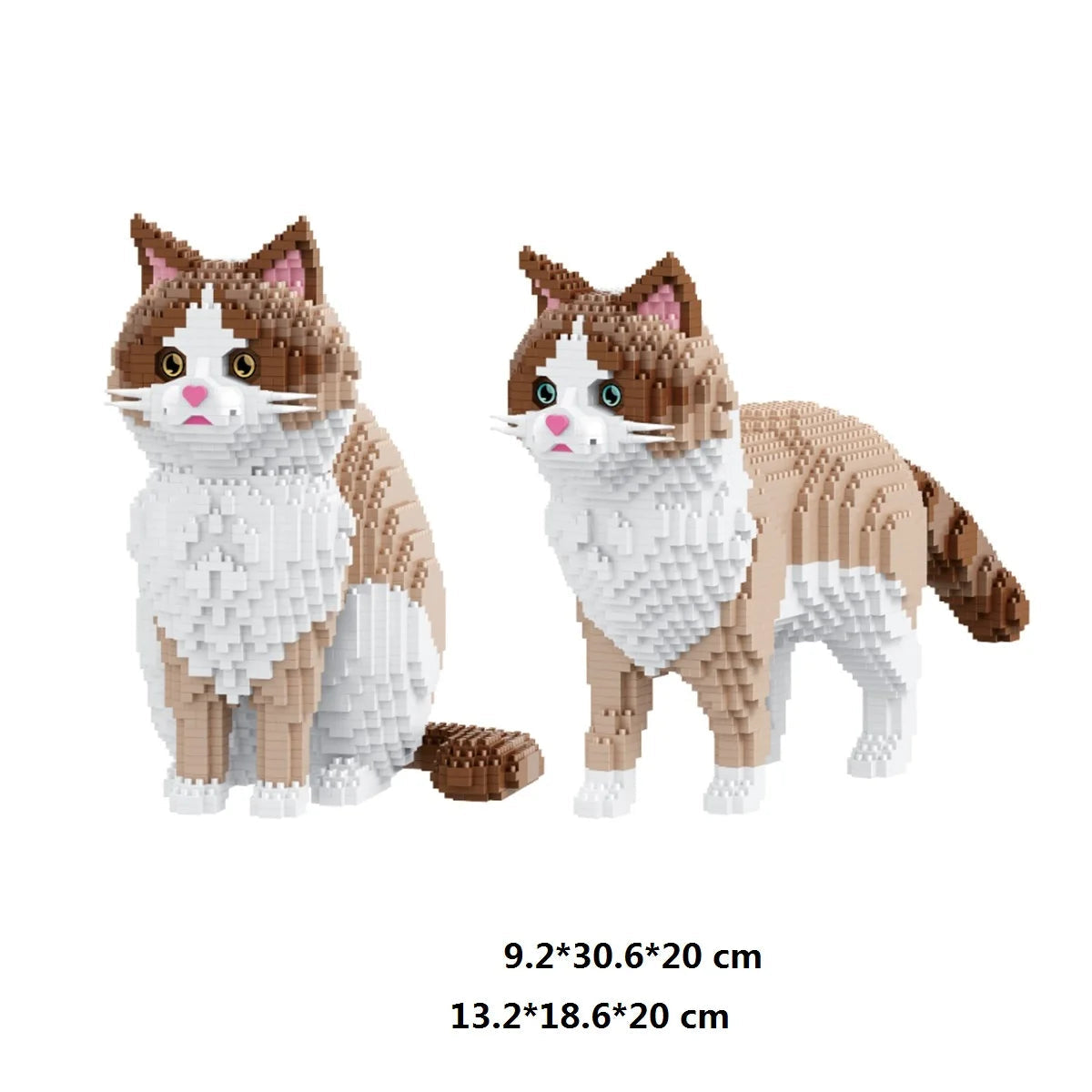 2 in 1 Ragdoll kat | Bouwsteentjes