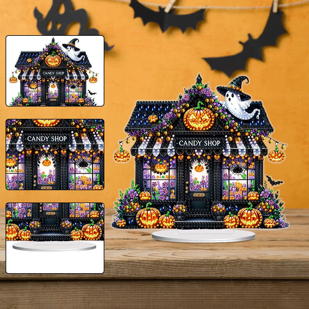 5D Halloween snoephuis | Diamond painting