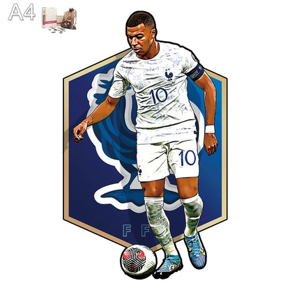 Mbappé Frankrijk | Houten Puzzel
