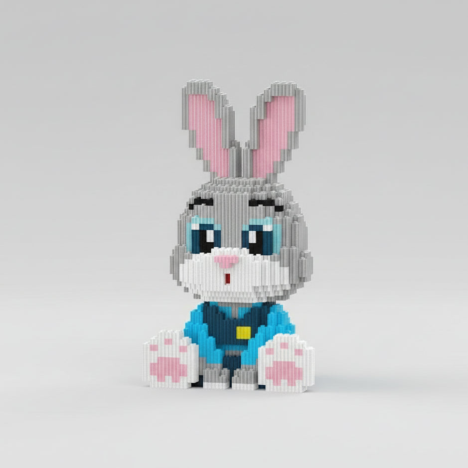 Baby konijn | Bouwsteentjes