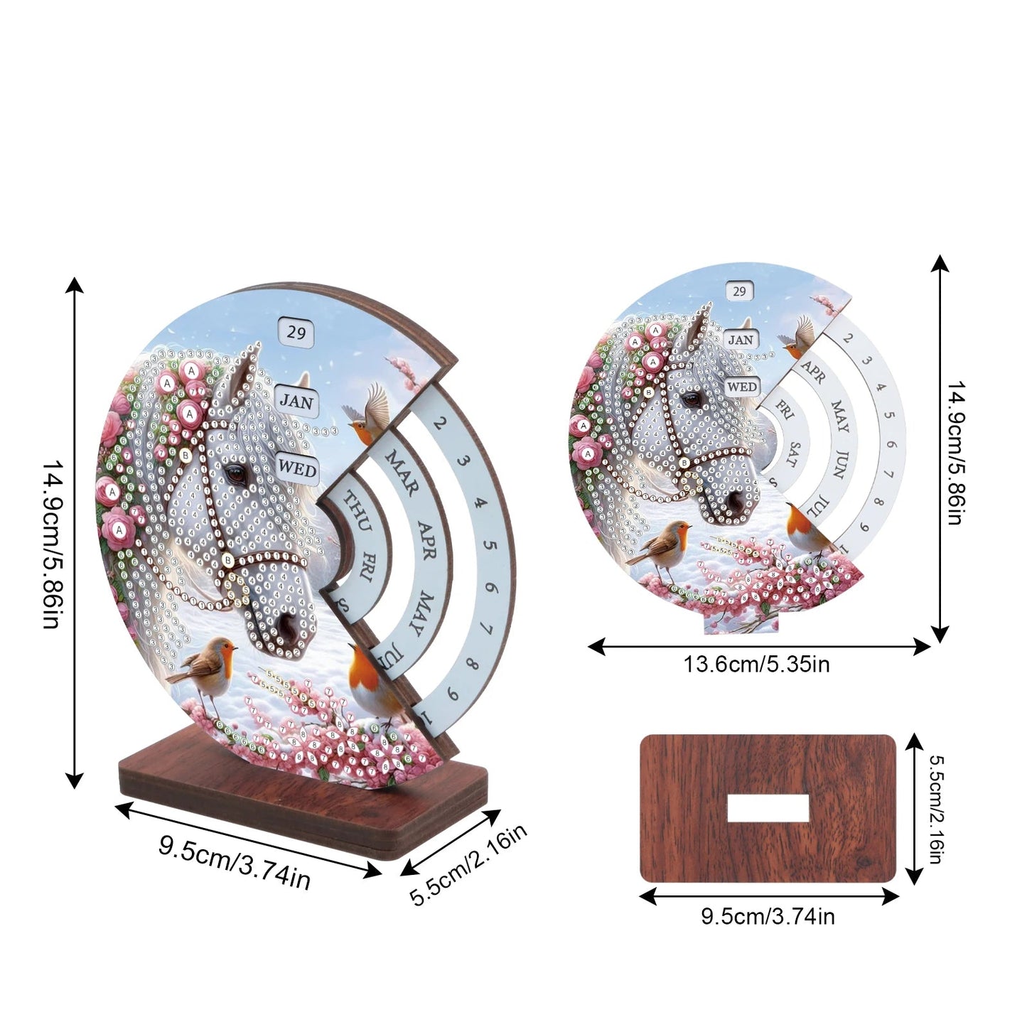 Paard | Kalender | Diamond painting