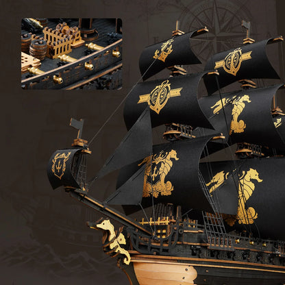 Piratenschip | Houten Bouwpakketten