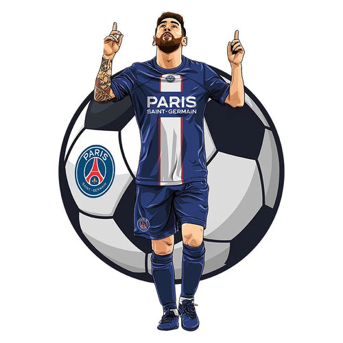 Messi PSG | Houten Puzzel