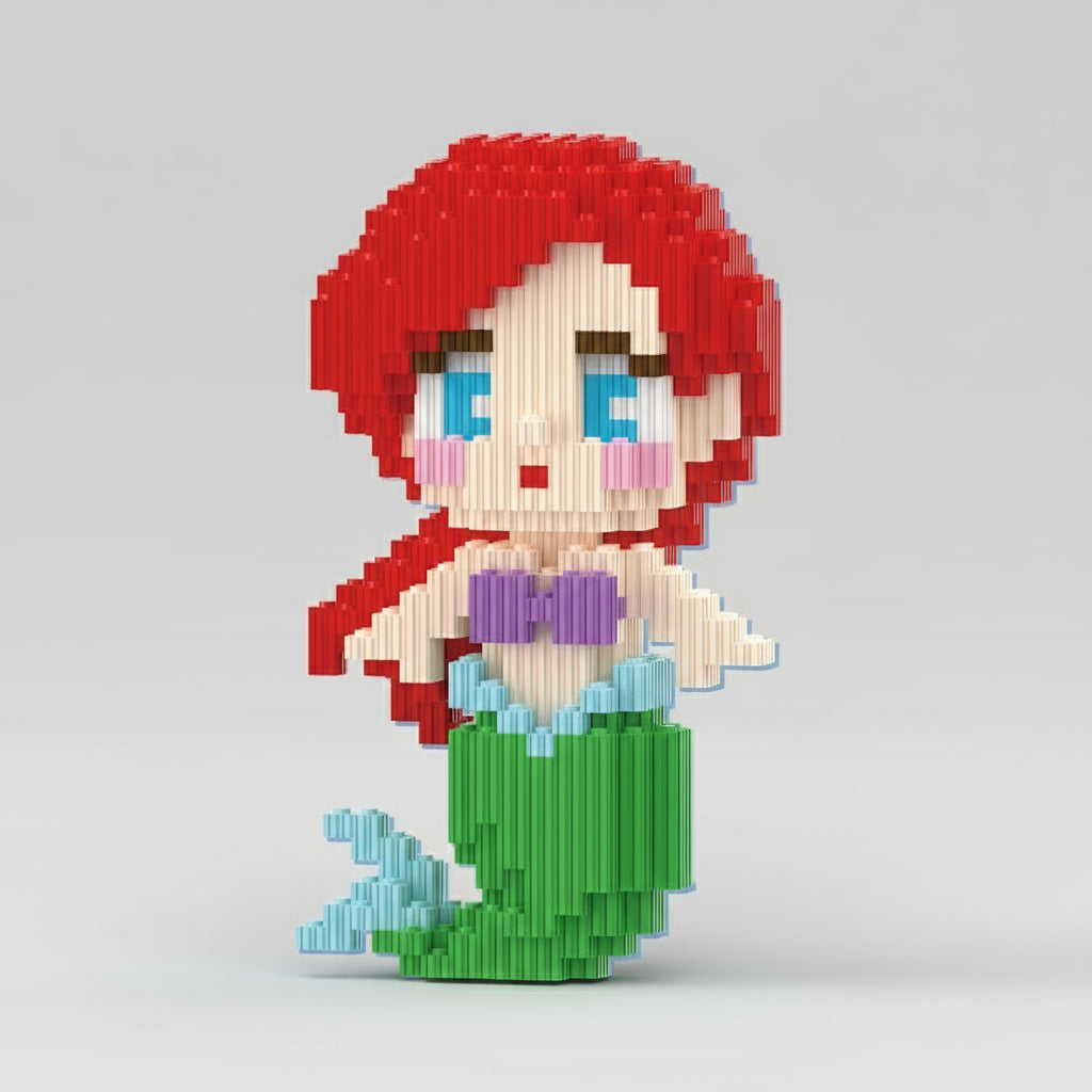 Zeemeermin prinses | Bouwsteentjes