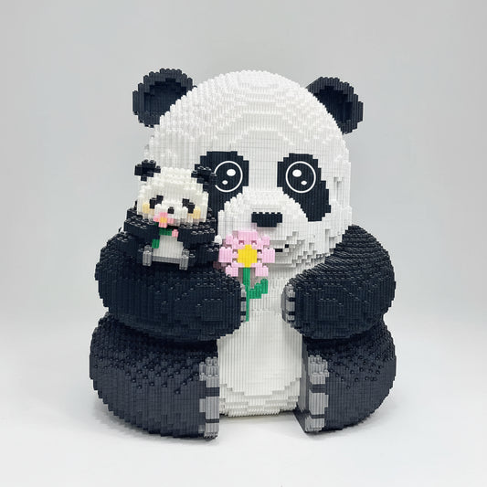 Mega & kleine panda | Bouwsteentjes