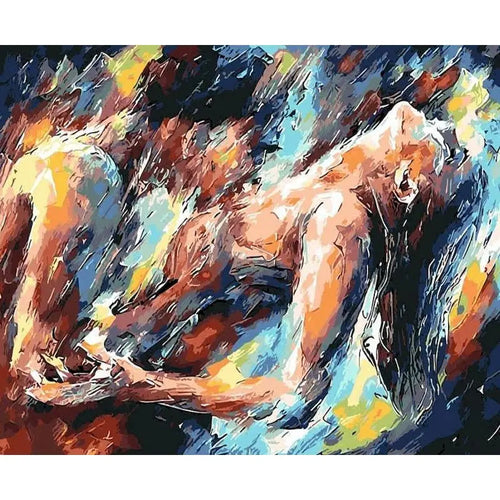 Jong verliefd stel | Schilderen op Nummer