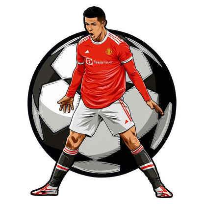 Ronaldo Manchester United | Houten Puzzel