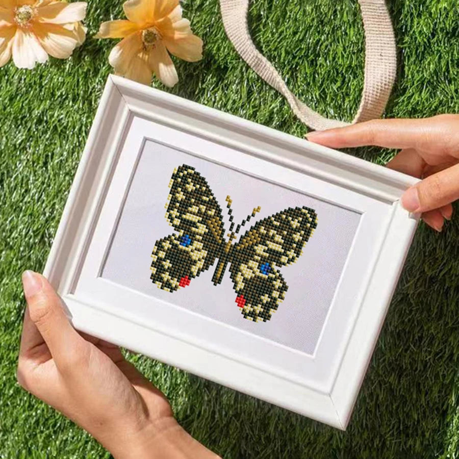 12 Mini Diamond Paintings | Vlinders | Diamond Painting