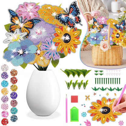 Prachtig bloemen boeket | Diamond painting