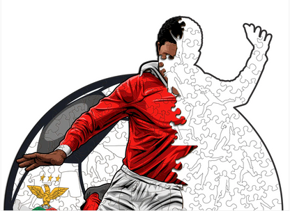 Eusébio | Houten Puzzel