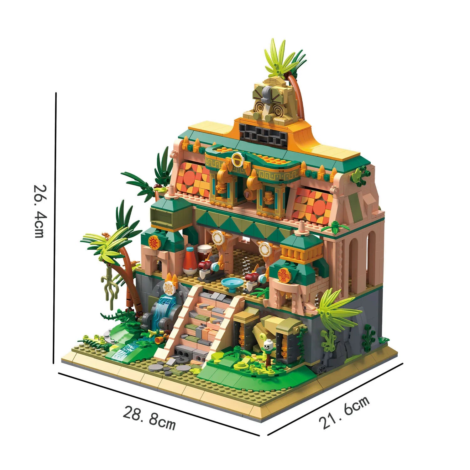 Verloren tempel | Bouwsteentjes