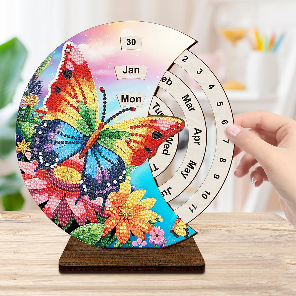 Regenboog vlinder | Kalender | Diamond painting