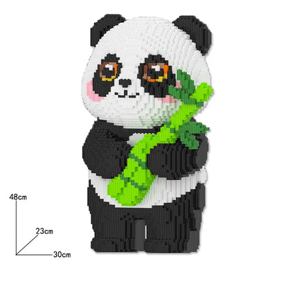 MEGA Panda met Bamboe | Bouwsteentjes
