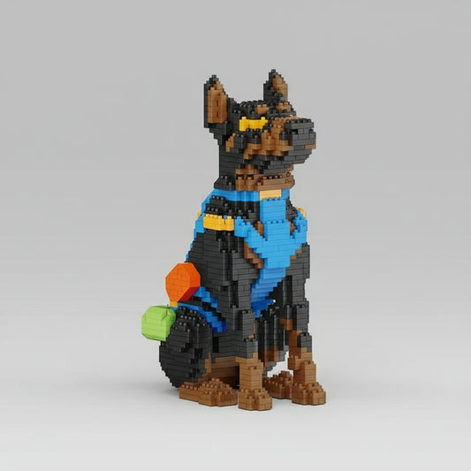Doberman | Bouwsteentjes