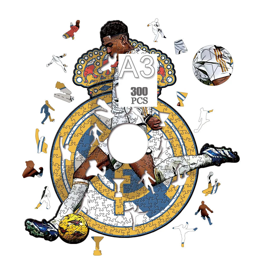 Jude Bellingham Schot | Houten Puzzel