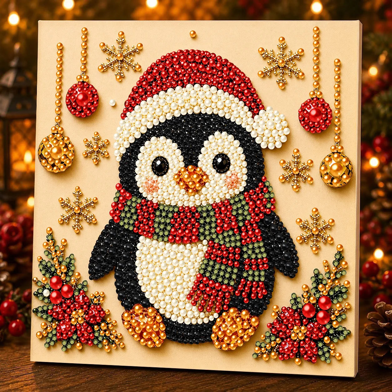 Kerst schilderijtje | Diamond painting