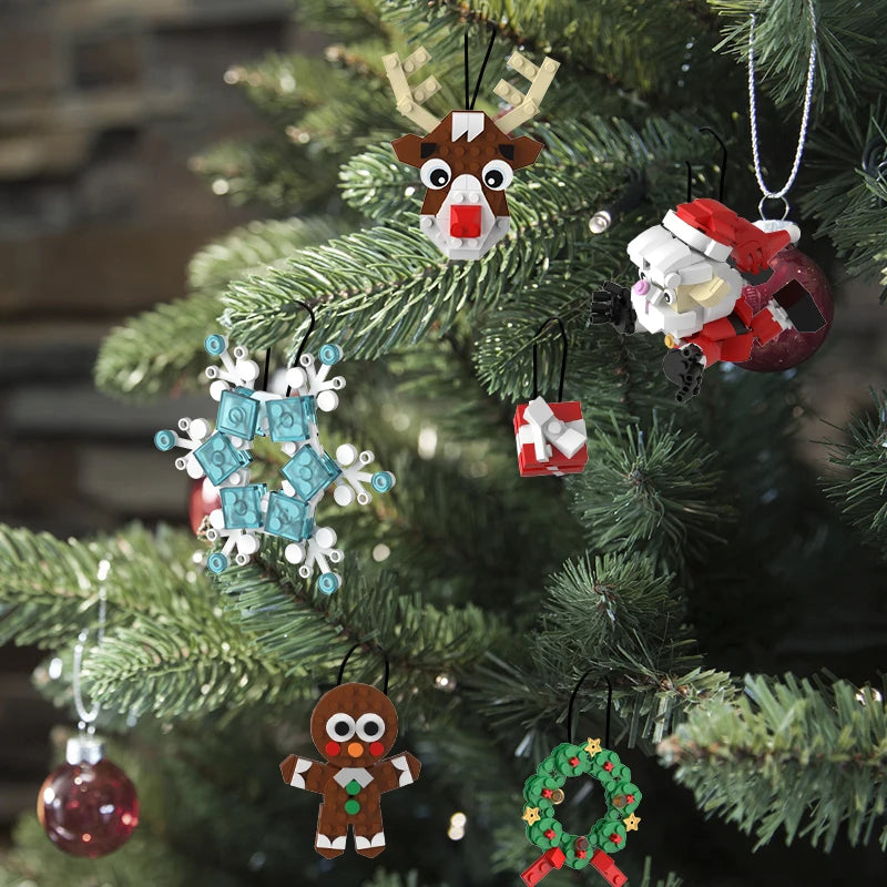 Kerstboom hangers | Bouwsteentjes