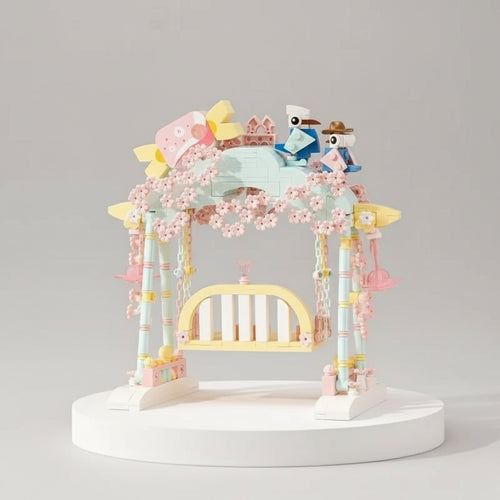 Kersenbloesem bankje | Bouwsteentjes