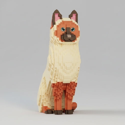 Siamese Kat | Bouwsteentjes