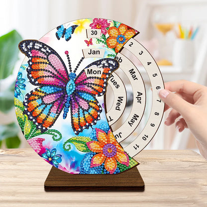 Gekleurde vlinder  | Kalender | Diamond painting