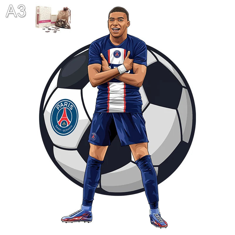 Mbappé PSG | Houten Puzzel