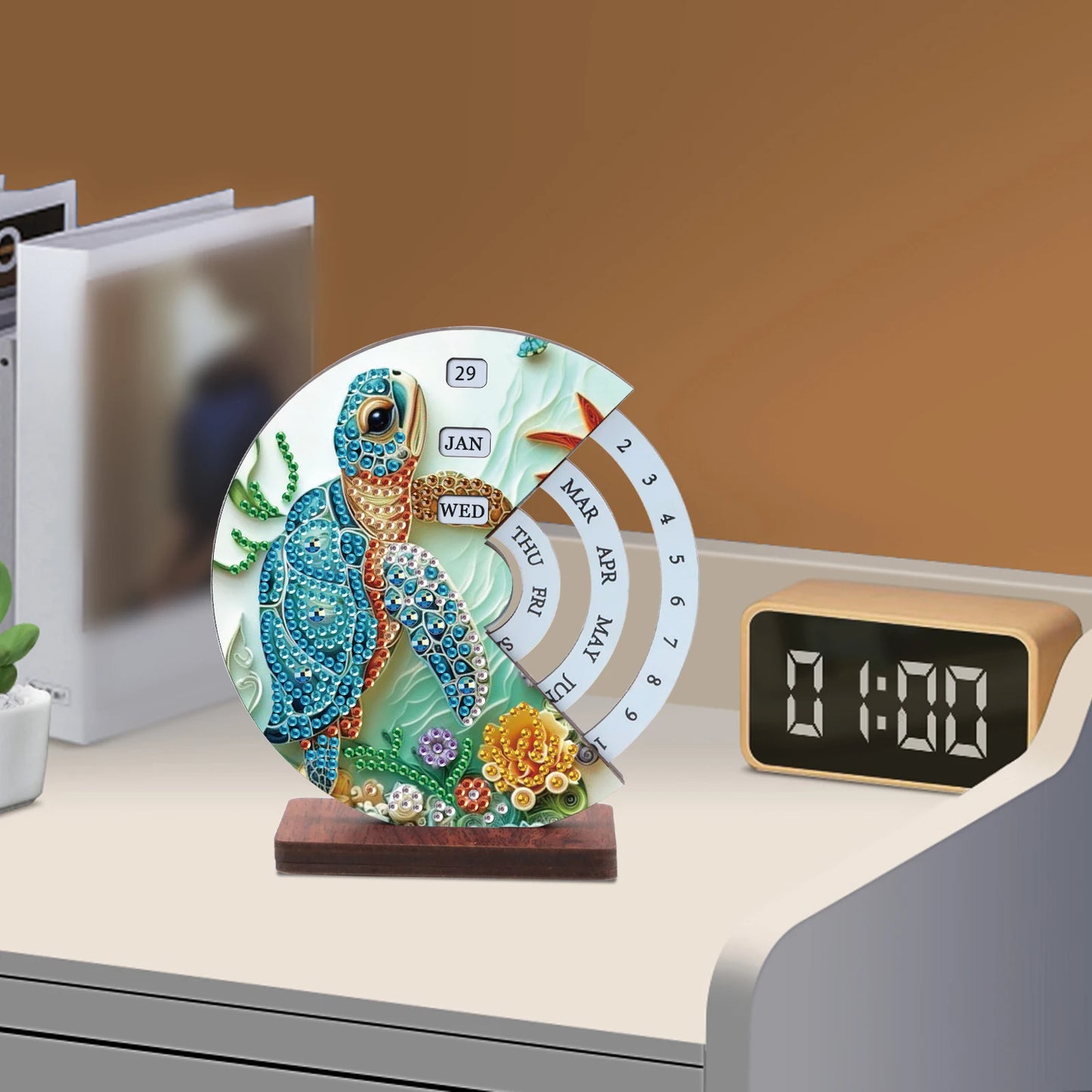 Schildpad | Kalender | Diamond painting