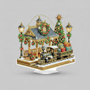 5D Kerst station | Diamond painting