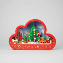 Kerst dorp in wolk | Bouwsteentjes