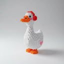 Gans met koptelefoon | Bouwsteentjes