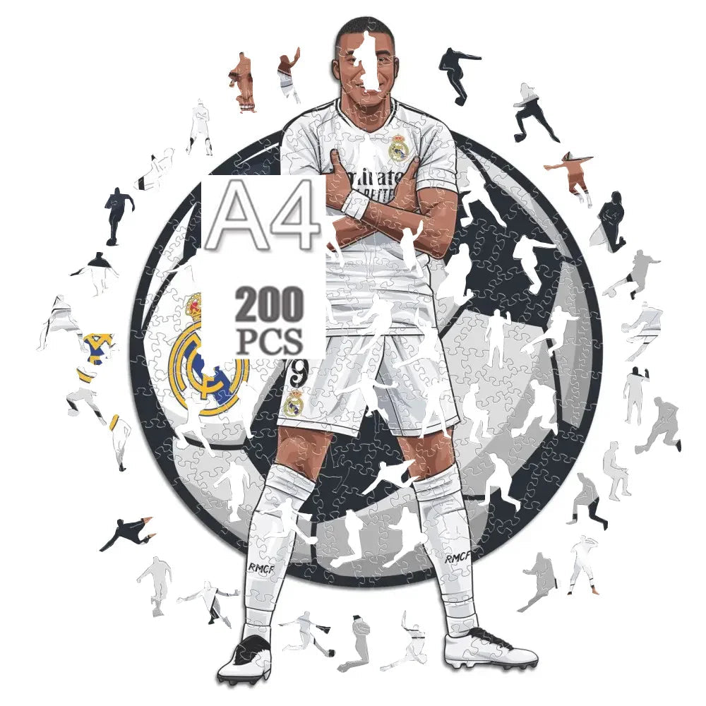Kylian Mbappé | Houten Puzzel