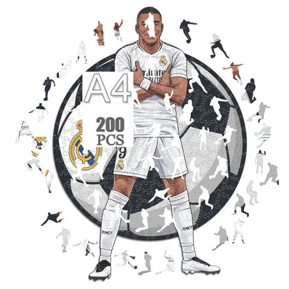 Kylian Mbappé | Houten Puzzel