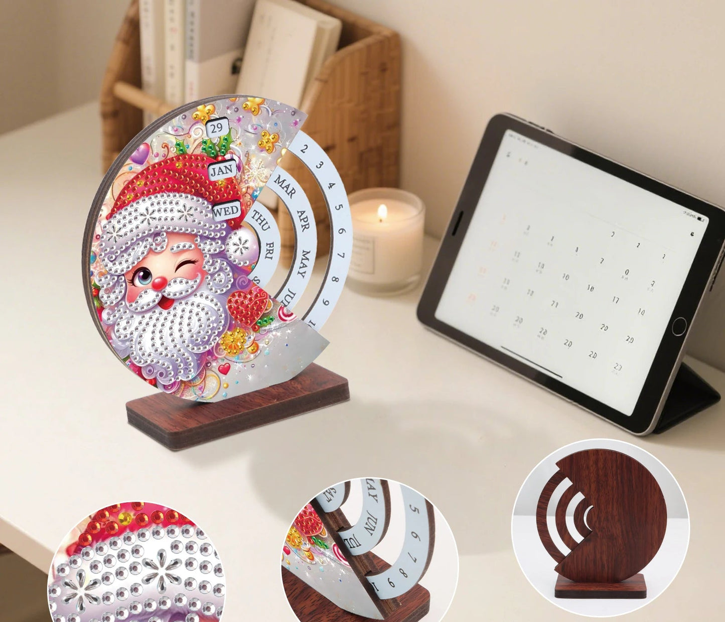 Kerstman | Kalender | Diamond painting