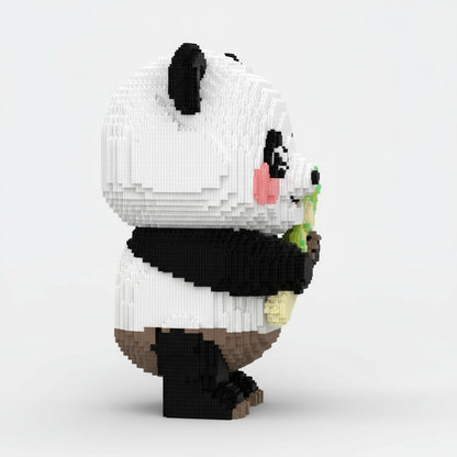 Panda met Bamboe | Bouwsteentjes