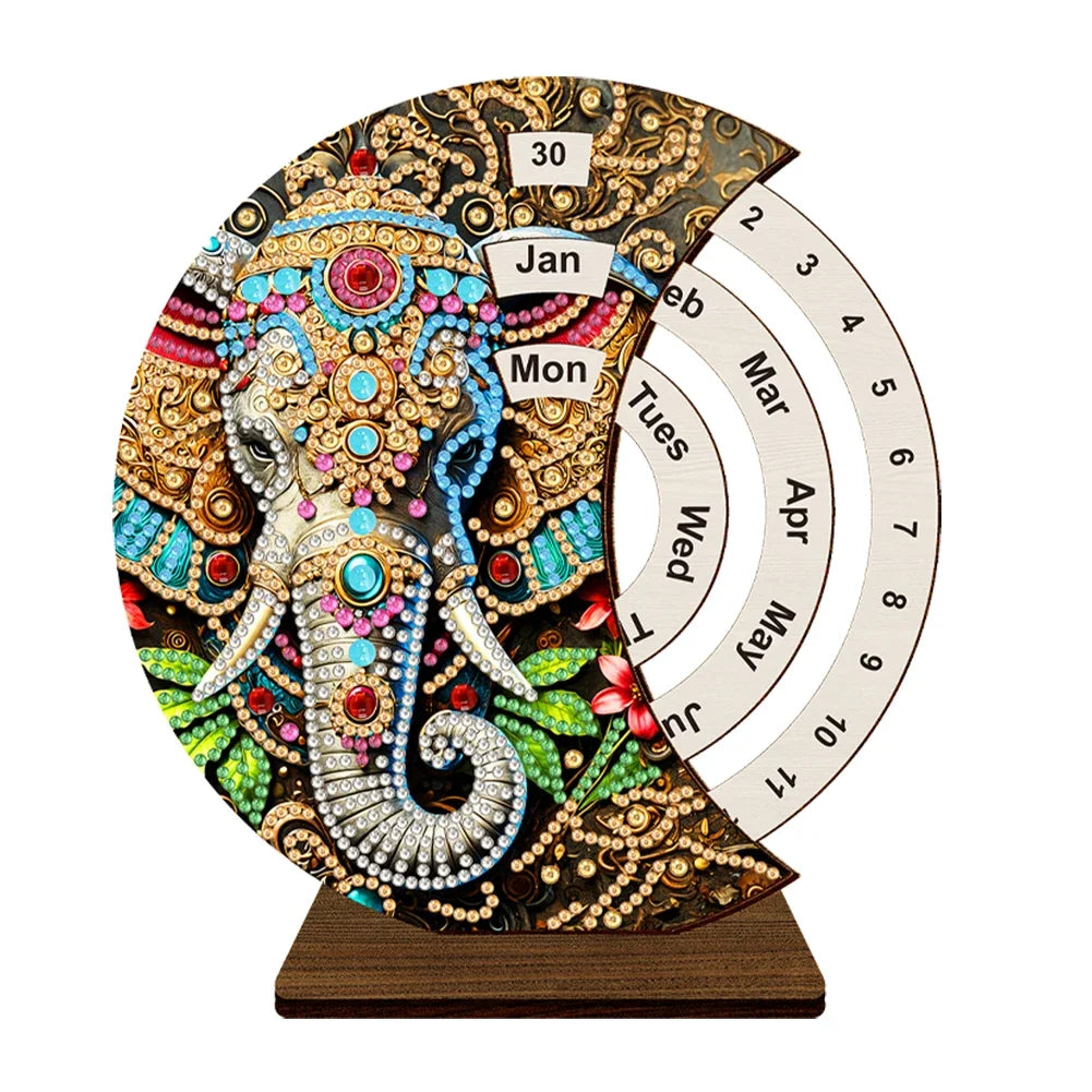 Olifant | Kalender | Diamond painting