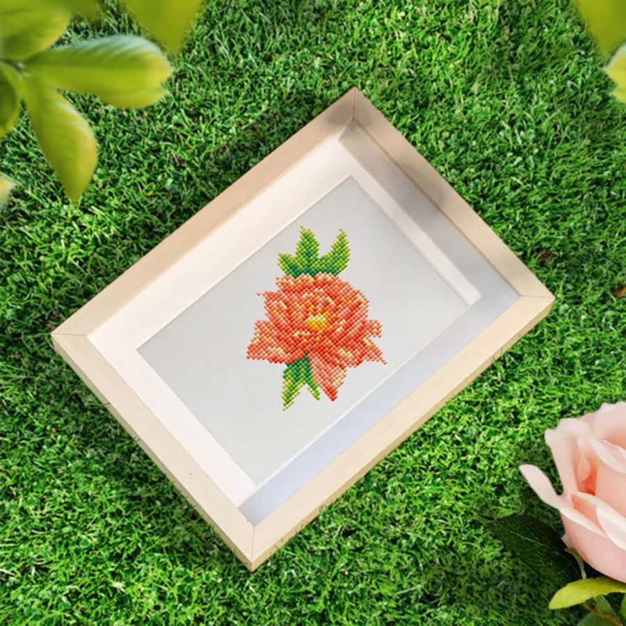 12 Mini Diamond Paintings | Bloemen | Diamond Painting