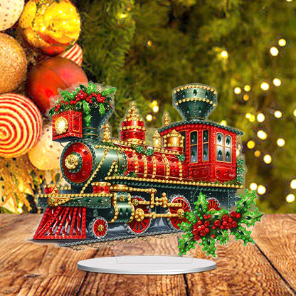 5D Kerst trein | Diamond painting