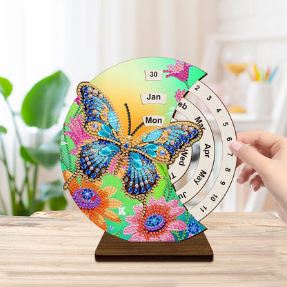 Blauwe vlinder | Kalender | Diamond painting
