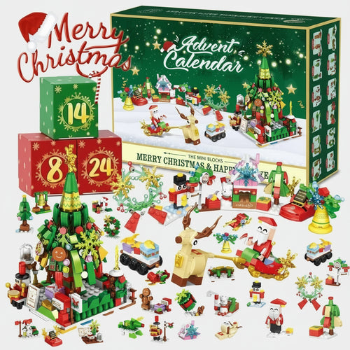 Kerst Adventskalender – 24 Mini Bouwprojecten | Bouwsteentjes