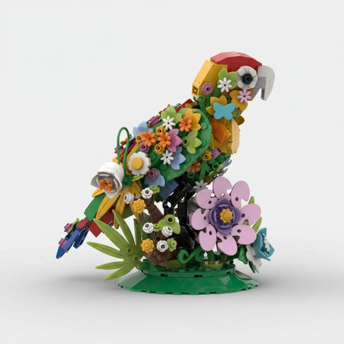 Papegaai | Bouwsteentjes