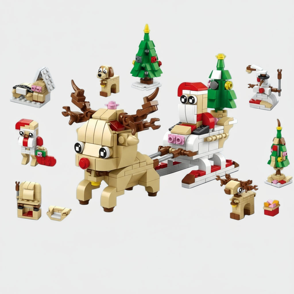 1+6 kerst pakketen | Bouwsteentjes