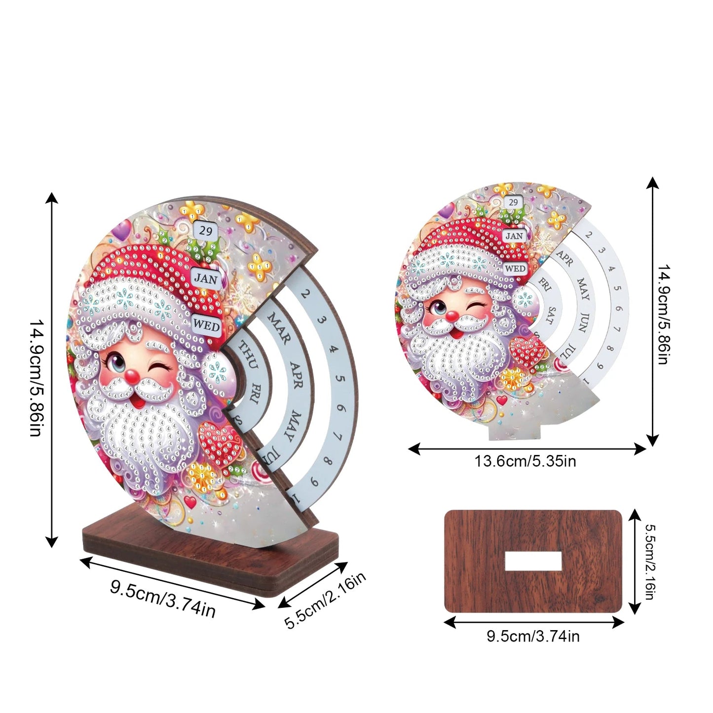 Kerstman | Kalender | Diamond painting
