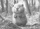 Schattig diertje | Dot painting