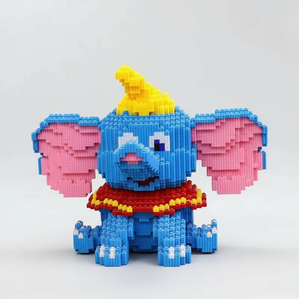 Blauwe Olifant | Bouwsteentjes