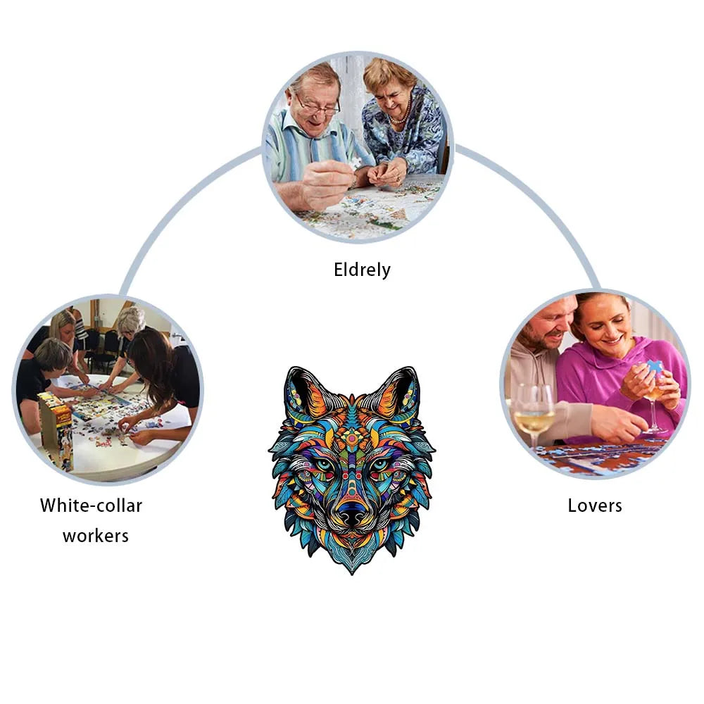 Wolf  | Houten Puzzel
