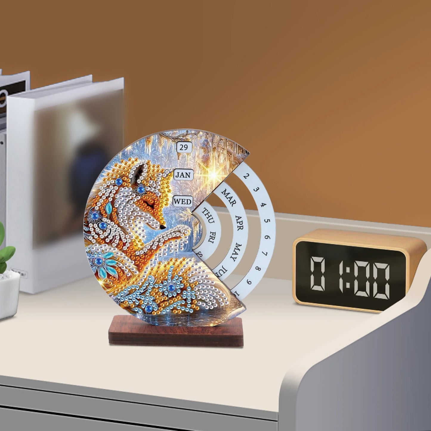 Vos | Kalender | Diamond painting