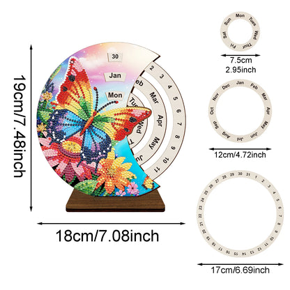 Regenboog vlinder | Kalender | Diamond painting